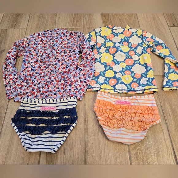 Pair of Ruffle Butts Swimsuits, 5T - Picture 2 of 8